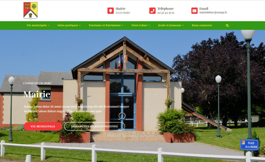 Mairie de Barc, Eure, Normandie